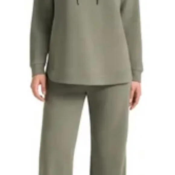 Dark Sage Women's Hoodie Lounge Set with Pockets - Picture 2 of 3